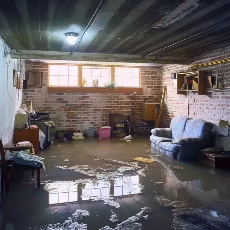 Flooded Basement Cleanup in East Brooklyn, CT